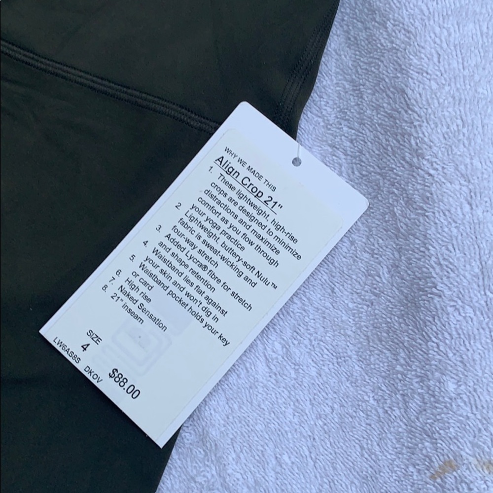 Lululemon Align crop 21” - Picture 7 of 7